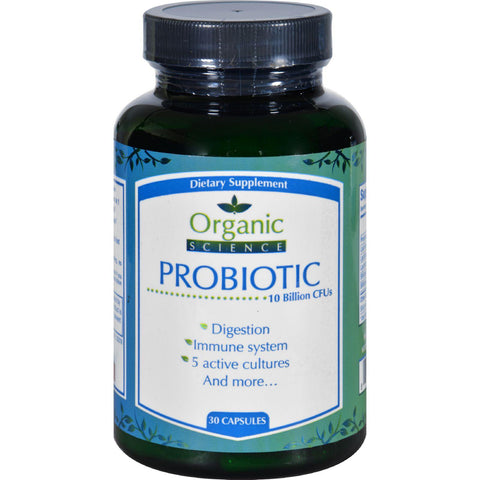 Organic Science Probiotic - 30 Capsules