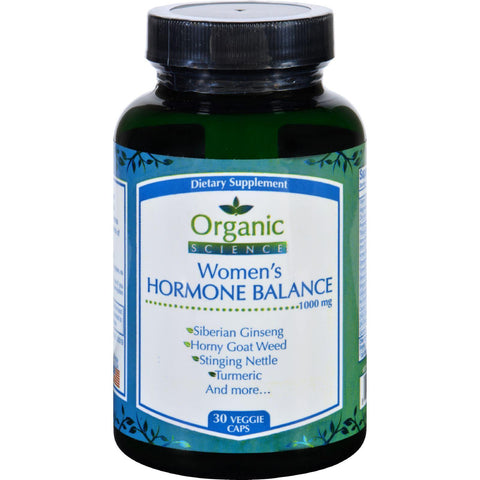 Organic Science Womens Hormone Balance - 30 Vegetarian Capsules
