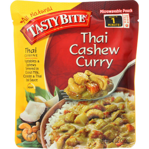 Tasty Bite Entree - Thai Cuisine - Thai Cashew Curry - 10 Oz - Case Of 6