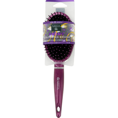 Earth Therapeutics Hair Brush - Cushion - Metallic - Purple - 1 Count