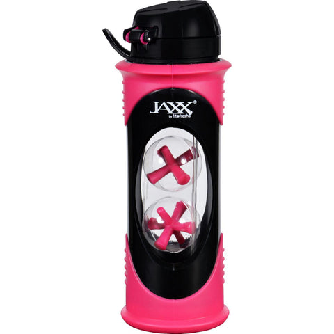 Fit And Fresh Jaxx Shaker Bottle - Glass - Pink - 20 Oz - 1 Count