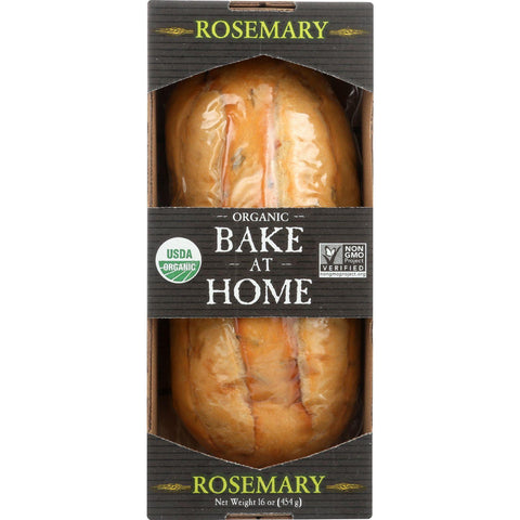 Essential Baking Company Bread - Organic - Bake At Home - Rosemary - 16 Oz - Case Of 12