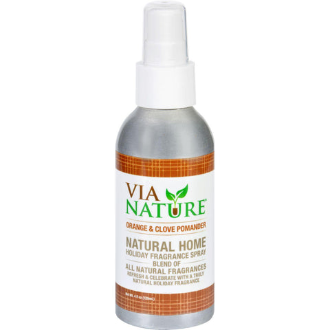 Via Nature Room Spray - Holiday - Orange And Clove Pomander - 4 Oz