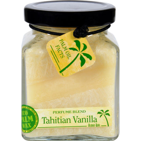 Aloha Bay Candle - Cube Jar - Perfume Blends - Tahitian Vanilla - 6 Oz