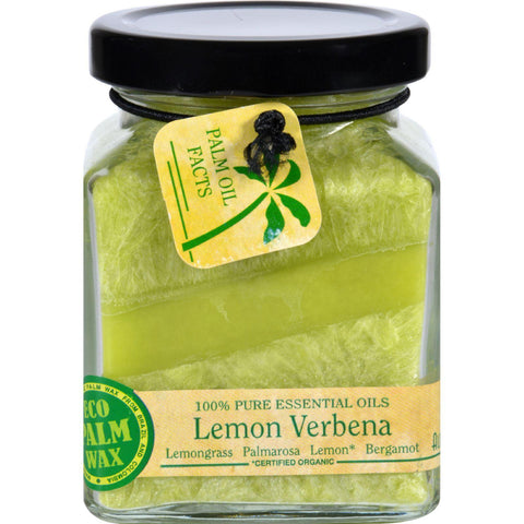 Aloha Bay Candle - Cube Jar - Pure Essential Oils - Lemon Verbena - 6 Oz