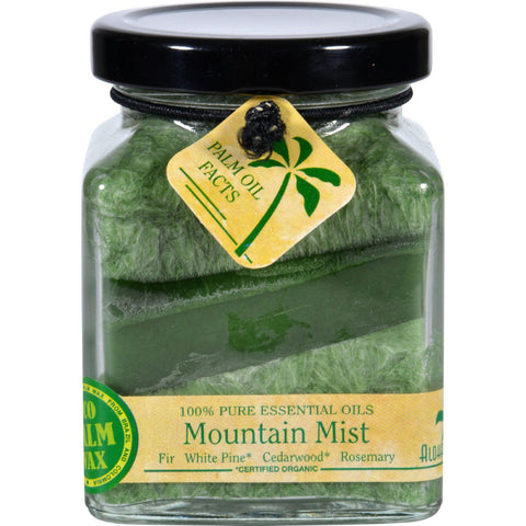 Aloha Bay Candle - Cube Jar - Pure Essential Oils - Mountain Mist - 6 Oz