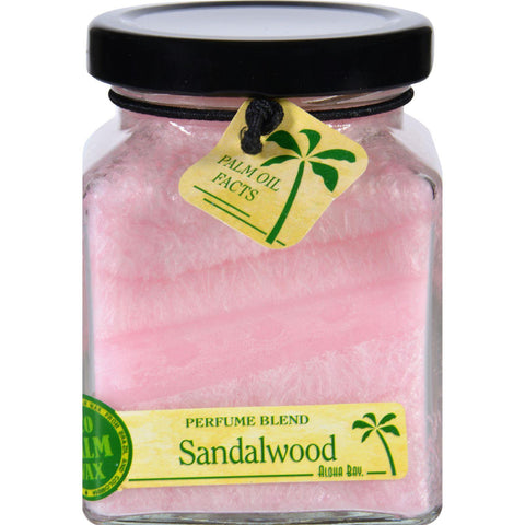 Aloha Bay Candle - Cube Jar - Perfume Blends - Sandalwood - 6 Oz