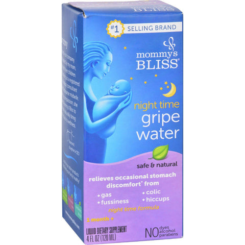 Mommys Bliss Gripe Water - Night Time - 4 Oz