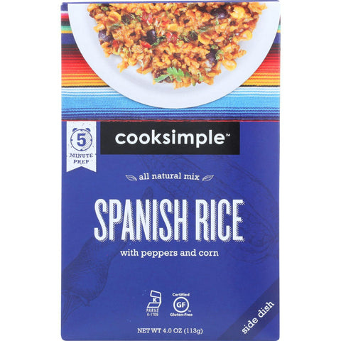 Cooksimple Spanish Rice - 4 Oz - Case Of 6