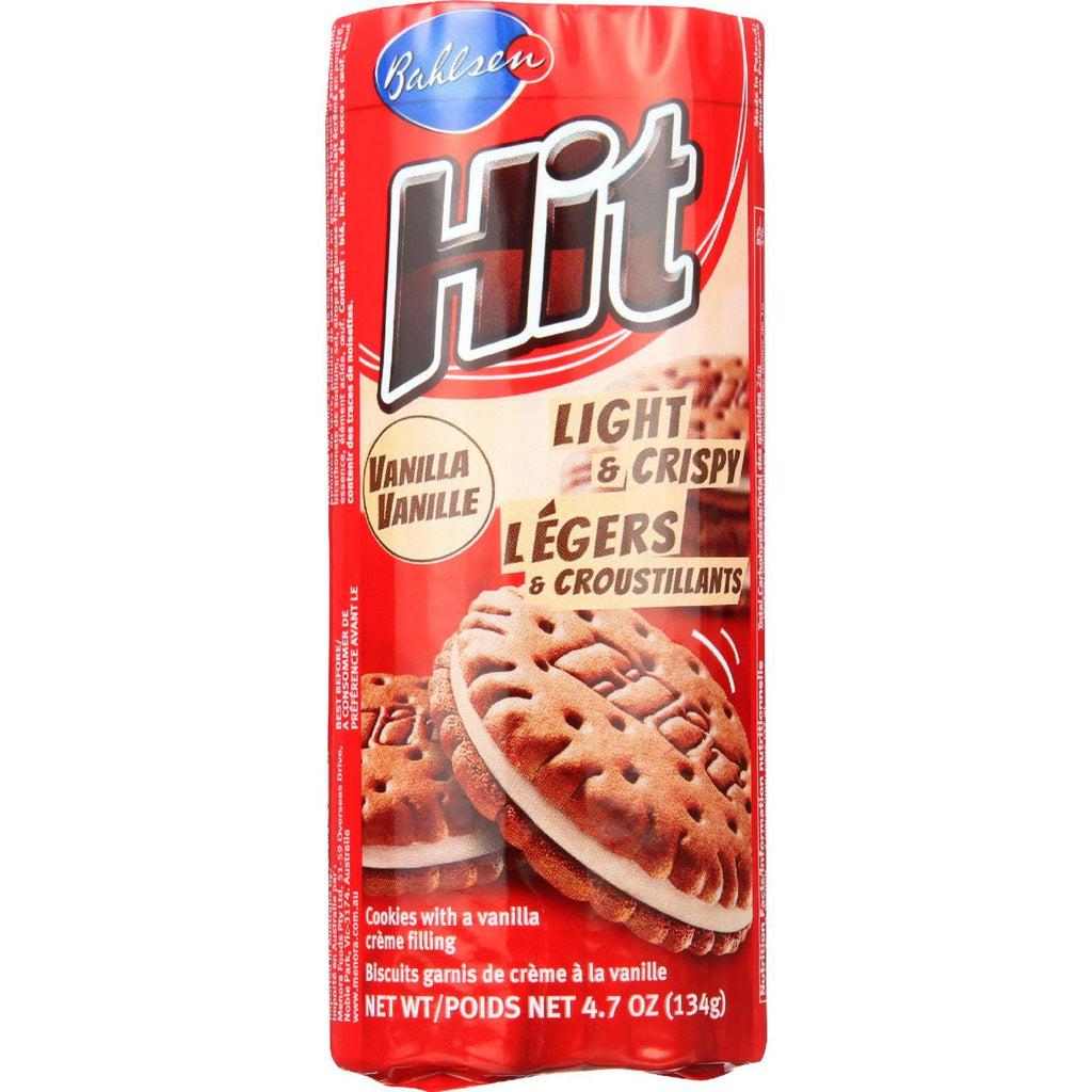 Bahlsen Cookies - Hit - Vanilla Creme - 4.7 Oz - Case Of 12