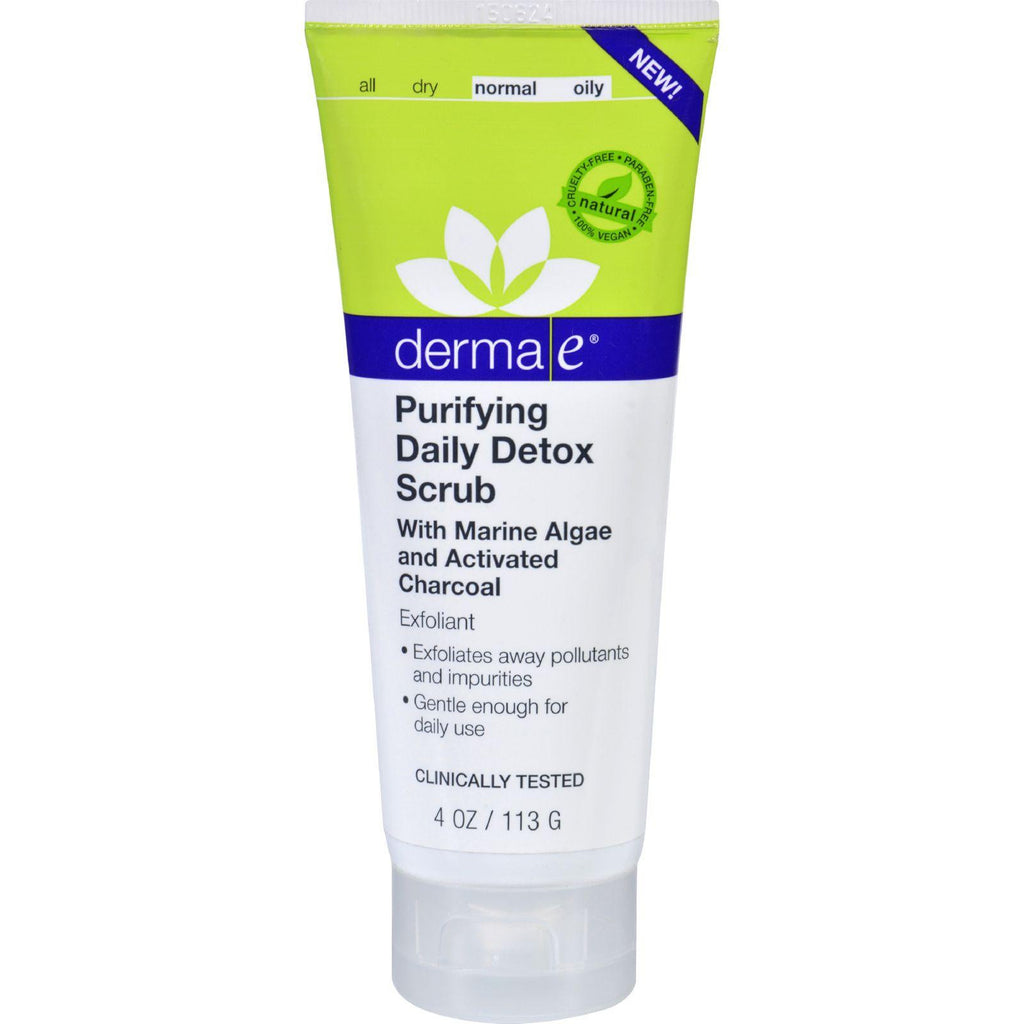 Derma E Scrub - Purifying Daily Detox - 4 Oz