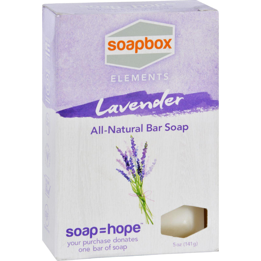 Soapbox Bar Soap - Elements - Relax - Lavender - 5 Oz