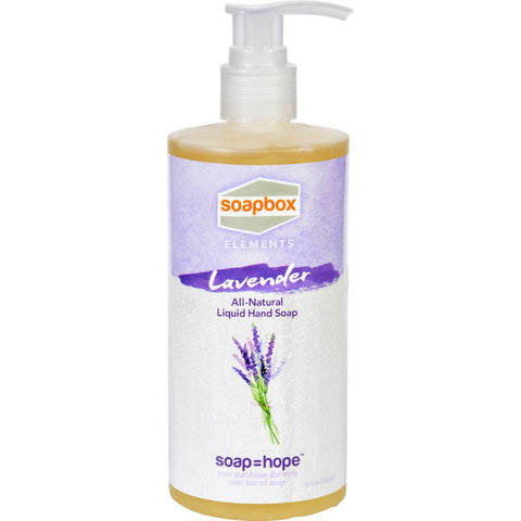 Soapbox Hand Soap - Liquid - Elements - Lavender - 12 Oz