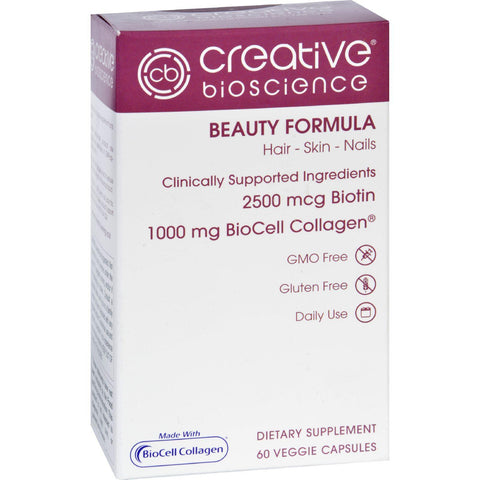Creative Bioscience Beauty Formula - 60 Vegetarian Capsules