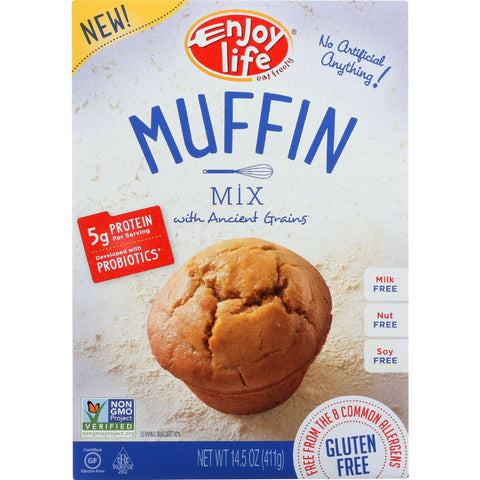 Enjoy Life Baking Mix - Muffin - Gluten Free - 14.5 Oz - Case Of 6
