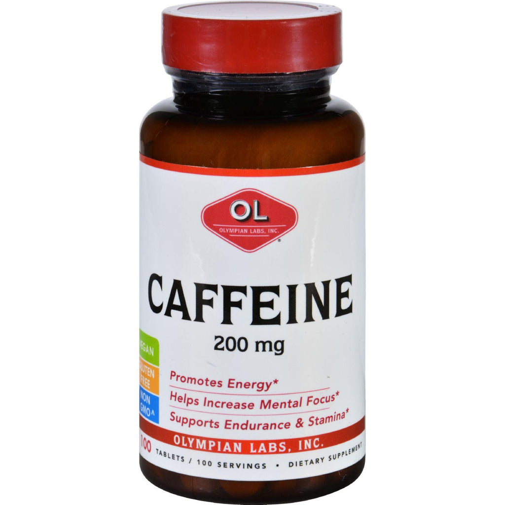 Olympian Labs Caffeine - 200 Mg - 100 Tablets