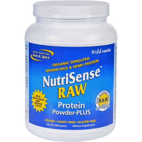 North American Herb And Spice Protein Powder - Nutrisense - Raw - Plus - 28.2 Oz