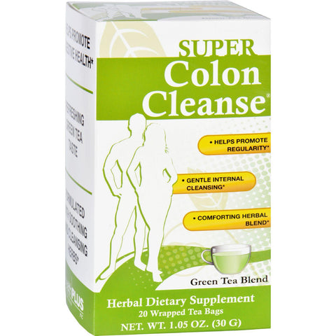 Health Plus Tea - Super Colon Cleanse - Green - 20 Bags