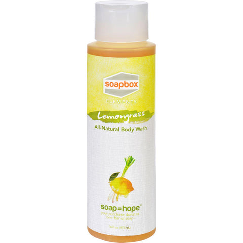 Soapbox Body Wash - Elements - Lemongrass - 16 Oz