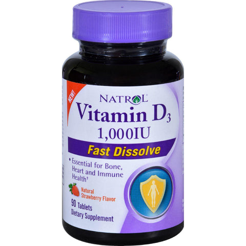 Natrol Vitamin D3 - 1000 Iu - Fast Dissolve - 90 Tablets