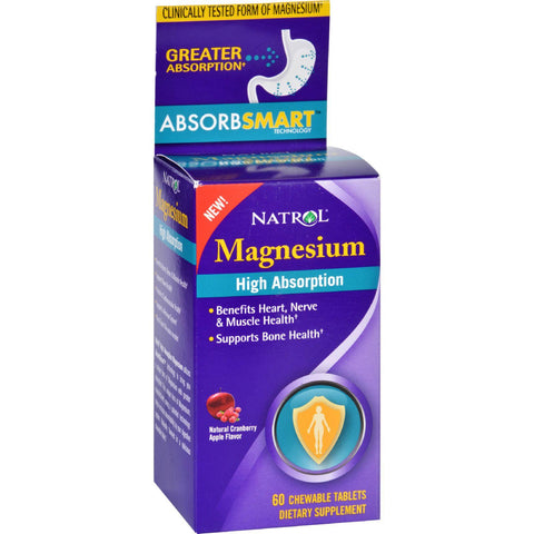 Natrol Magnesium - High Absorption - 60 Tablets