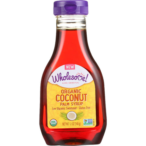 Wholesome Sweeteners Syrup - Organic - Coconut Palm - 12 Oz - Case Of 6