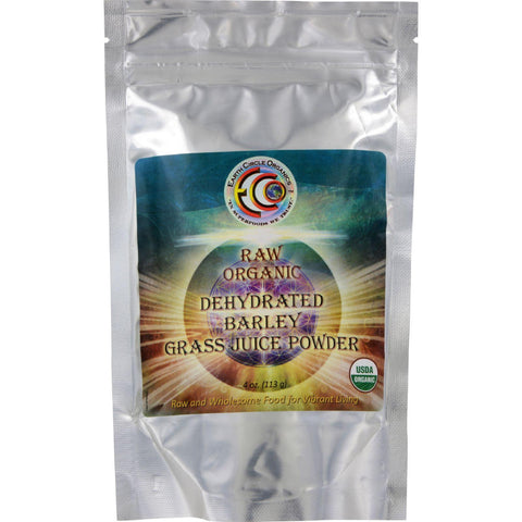 Earth Circle Organics Grass Juice Powder - Organic - Barley - 4 Oz