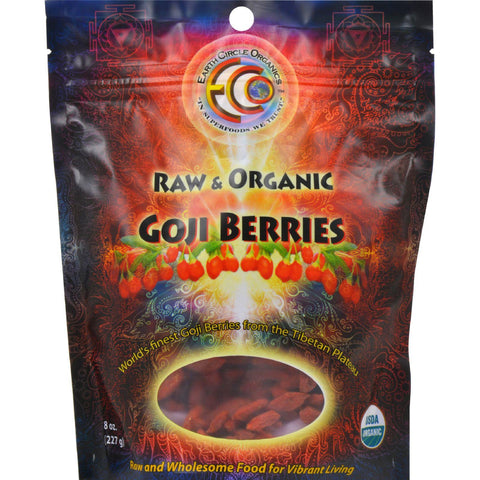 Earth Circle Organics Goji Berries - Organic - Dried - 8 Oz