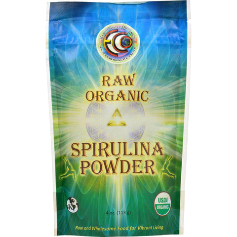 Earth Circle Organics Spirulina Powder - Organic - Raw - 4 Oz