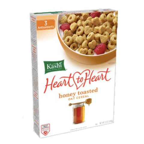 Kashi Cereal - Oat - Heart To Heart - Honey Toasted - 12 Oz - Case Of 12