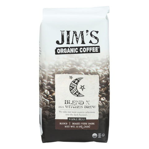 Jim's Organic Coffee - Whole Bean - Sweet Love Blend - Case Of 6 - 11 Oz.