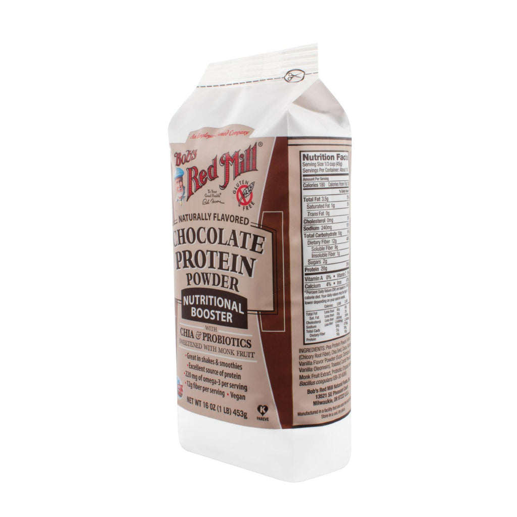 Bob's Red Mill Chocolate Protein Powder Nutritional Booster - 16 Oz - Case Of 4