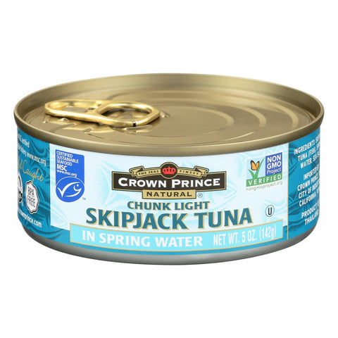 Crown Prince Skipjack Tuna - Chunk Light - Case Of 12 - 5 Oz.
